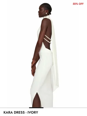 Khanums Kara dress White thumbnail 3