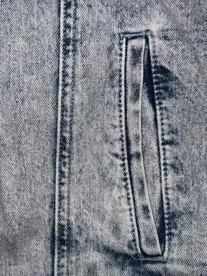 Forever 21 blue denim jacket. thumbnail 7