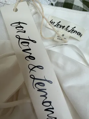 For Love & Lemons Sonnet Lace Maxi Dress White Small NEW $389 Bride Bridal thumbnail 12