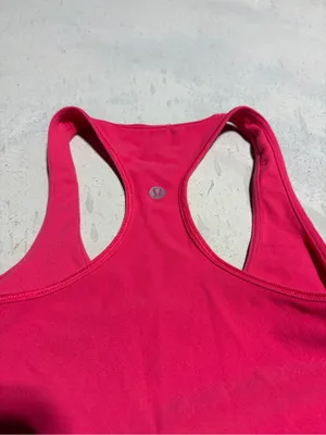 Lululemon classic basic Pink Racerback Tank workout thumbnail 6