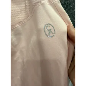 Christine Alexander Women Tracksuit L Pink Y2K Rhinestone Crown Hoodie Pants Set thumbnail 9