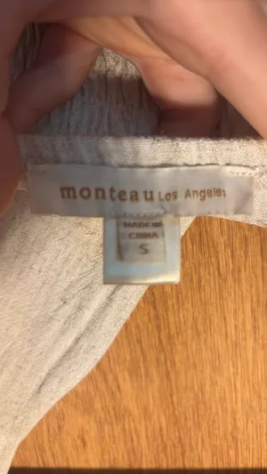 Monteau Beige midi dress thumbnail 3