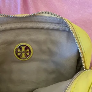 Tory Burch bag silver Studded green neonish leather with handle thumbnail 2
