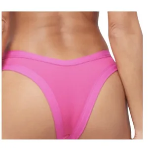 L*Space Anna Bitsy Cut Bougainvillea Pink Ribbed Bikini Bottom Women’s XS NWT thumbnail 12