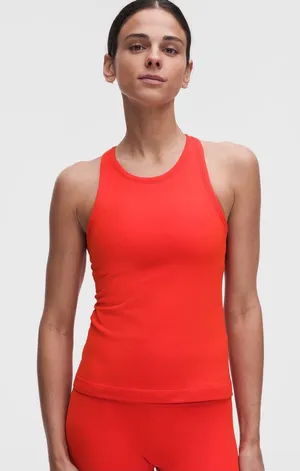 Lululemon Align Waist-Length Racerback Tank Top in Cherry Ember thumbnail 1