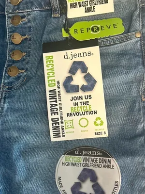 d. jeans High-Rise Medium Blue Vintage Wash Women's Jeans thumbnail 3