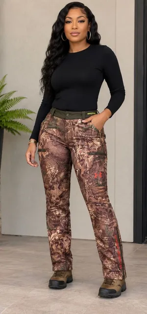 Under Armour Women's Realtree Scent Control ColdGear Hunting Pants thumbnail 1