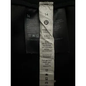 Lululemon Ribbed Softstreme Mid-Rise Wide-Leg Cropped Pant 25" Graphite Grey 14 thumbnail 5