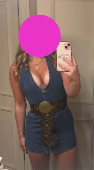Edikted Denim Mini Dress thumbnail 1