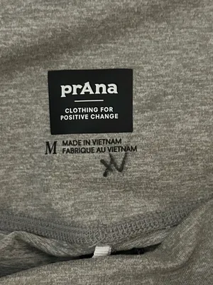Prana Heavana Shorts 6” High Rise Yoga Athletic Lounge Shorts Heather Gray M NWT thumbnail 3