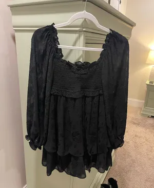Altar'd State Dress Black Long Sleeve thumbnail 1