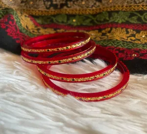 Red Bracelets / Bangles Set thumbnail 1