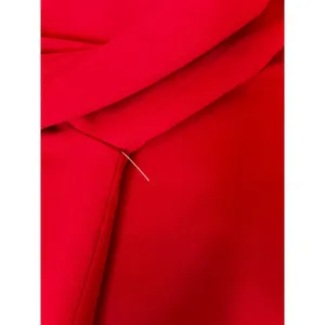 NWOT Alice +‎ Olivia Tameika Trumpet-Sleeve Crepe Mini Dress 8 Red CC707202508 thumbnail 13