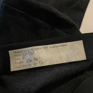 J. Crew Charcoal Stretch‎ Mid Rise Pixie Pant Seamed Skinny Exposed Zipper thumbnail 9