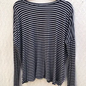 Brandy Melville‎ Navy Striped Shirt thumbnail 5