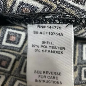NEW 12th Tribe x TheSaltyBlonde Argyle Long Sleeve Button Up Shirt Top Size S thumbnail 4