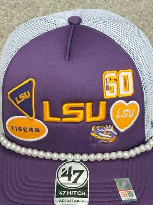 NEW 47 Brand Louisiana State Tigers LSU Rally On ’47 Hitch Fm Foam Front Hat thumbnail 3