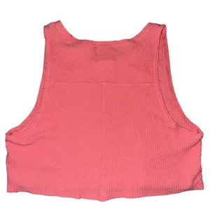OFFLINE By Aerie Wow! Waffle Tank Top size small color rose pink soft shirt Euc thumbnail 8