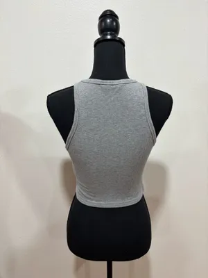 Gray Crop Top thumbnail 2