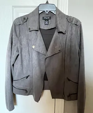 Francesca's Faux Suede Jacket thumbnail 1