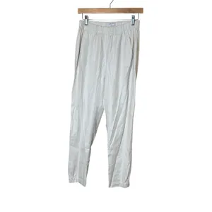 Babaton Dexter Linen‎ Blend Trouser Ankle Pants Small Ivory Quiet Luxury Neutral thumbnail 4