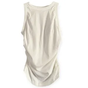 NWT OGL White Ribbed Brami Tank Top Size Small thumbnail 2