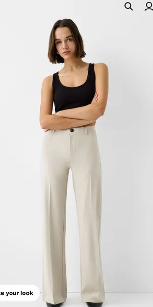 Bershka Wide-leg Tailoring Pants thumbnail 1