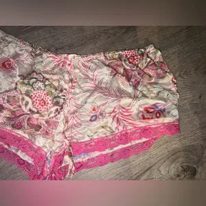 Victoria’s Secret SILK Rare Floral / Lotus Silk Shorts L thumbnail 5