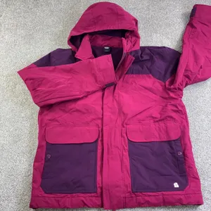 Fielder SonOS 3 Womens Size L Pink Colorblock Fleece Lined Hooded Hiking Parka thumbnail 5