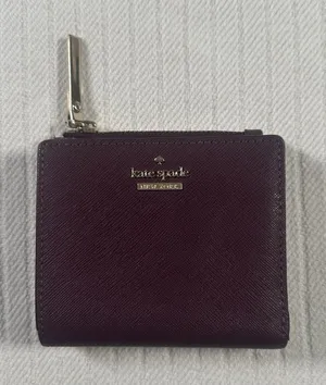 Kate Spade New York Purple Zip Around Wallet Small Card Holder thumbnail 1