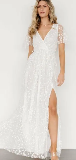 Baltic Born Marseille Embossed Maxi Dress Tulle New Without Tags thumbnail 1