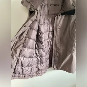 Nau Brown 100% Goose Down Feather Ski Quilted Winter Jacket SZ S thumbnail 6