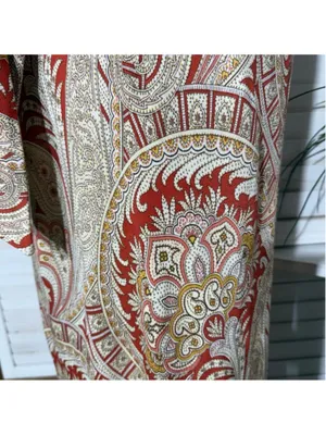 Vintage Wet Seal Y2K maxi dress boho hippie paisley festival fairy whimsigoth M thumbnail 14