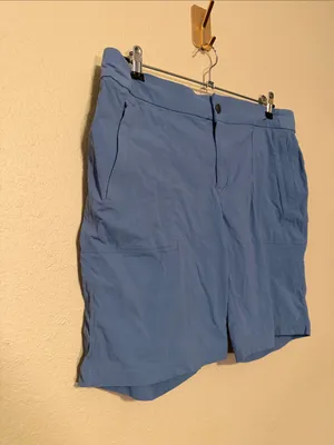 Athleta Trekkie Bermuda 2.0 Shorts Blue Size 14 thumbnail 3