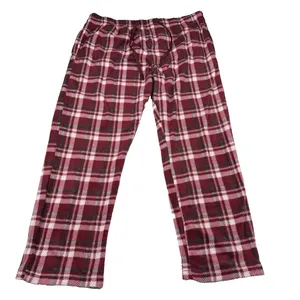 Isotoner Men's Size XL PJ Sleep Set Henley‎ Thermal Top Fleece Pants Plaid Cozy thumbnail 4
