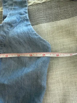 Reformation Macy Sweetheart Denim Mini Dress Size 4 Linen Blend thumbnail 4