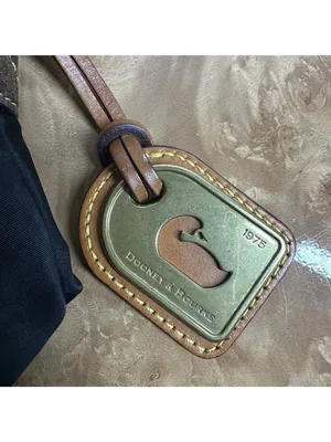 Dooney & Bourke Black Nylon Small Shoulder Bag Duck Logo Y2K Purse thumbnail 4