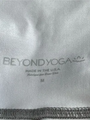 Beyond Yoga High Waist Tie Dye Midi Length Foil Gray Tie Dye Foil Size M thumbnail 9