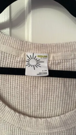 Aerie Waffle Knit Long Sleeve thumbnail 2