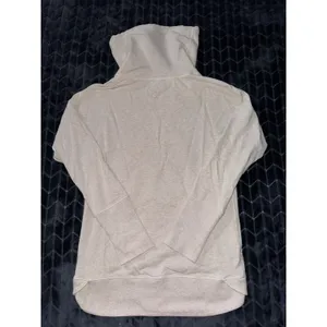 Lululemon Rest Day Pullover Light Pink Cowl Neck Zip Pockets Long Sleeve Size 6 thumbnail 5