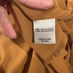 Revolve Tularosa Jamie Mini Dress tan sz M brown sugar tan ruffles thumbnail 8