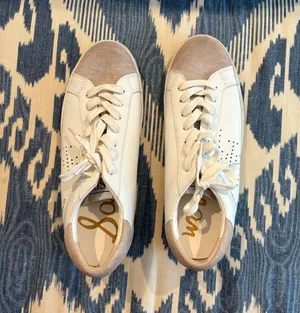 Sam Edelman Sneakers Women’s White Leather 7.5 thumbnail 1