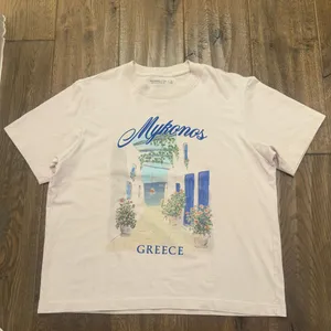 Abercrombie Cream Printed Essential Premium Polished Easy Tee thumbnail 2