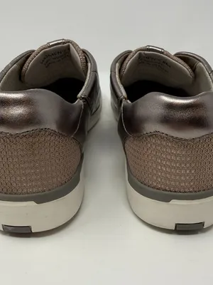 Kizik Miami Hands-Free Slip-On Sneaker Women's 8M Metallic Silver Leather Casual thumbnail 13