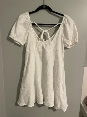 Francesca's White Baby Doll Dress thumbnail 2