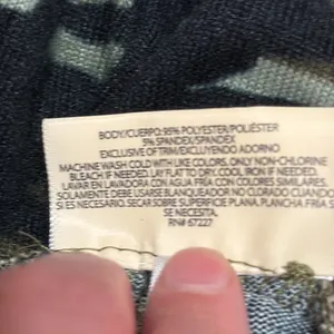 Camouflage cozy pants thumbnail 4