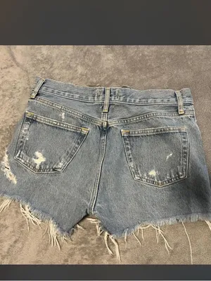 Agolde‎ 24 Parker long shorts Distressed Jean Shorts thumbnail 4