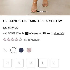 Pale Yellow Hello Molly Dress thumbnail 7