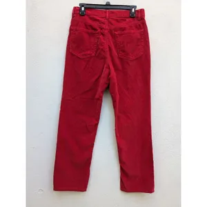BDG Urban Outfitters Women's Corduroy Jeans Slim Straight Leg High Rise Red 29 thumbnail 13