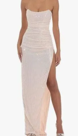Lucy in the Sky Iridescent Sequin Corset Dress thumbnail 1